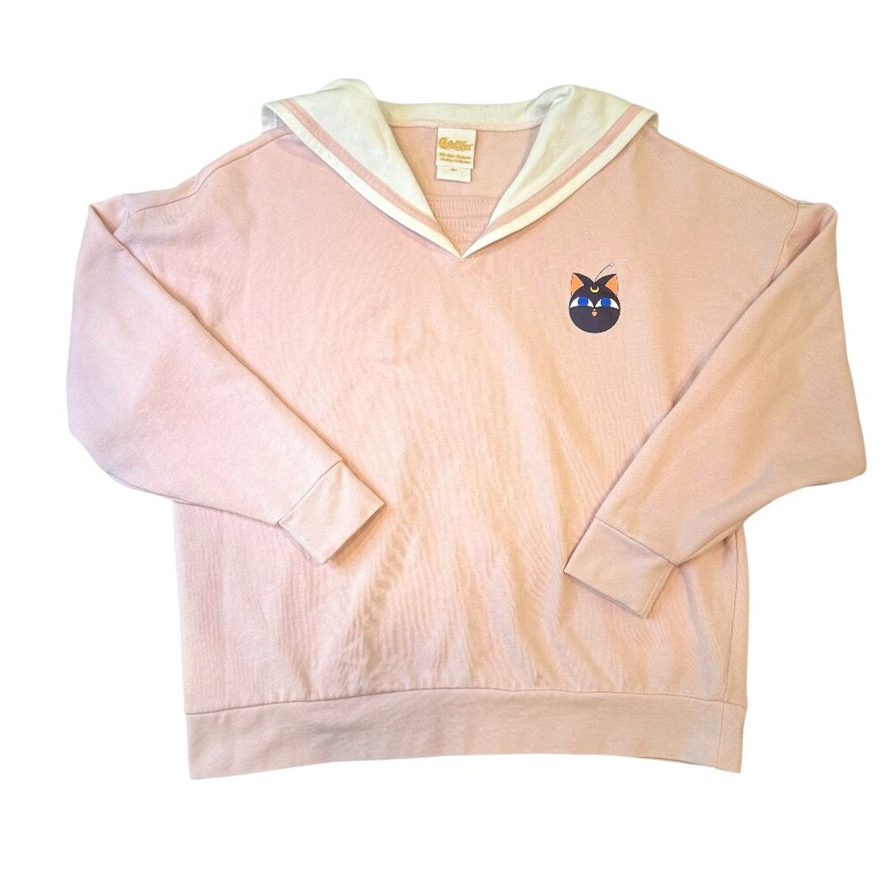 Sailor Moon Chibi-Usa Schoolgirl Collar Girls Sweatshirt Size M